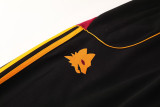 25-26 Roma Black Hoodie Tracksuit (卫衣套装)