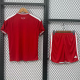 26-27 Wales Home Kids Soccer Jersey
