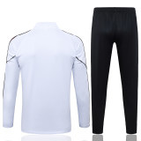 25-26 ACM White Half Pull Tracksuit #B25145(半拉链)