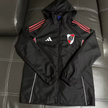 26-27 River Plate Black Windbreaker