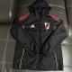 26-27 River Plate Black Windbreaker