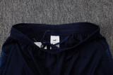 25-26 Marseille Royal blue Kids Half Pull Tracksuit #E25197(童装)(半拉链)