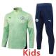 25-26 LIV Light green Kids Half Pull Tracksuit #E25212(童装)(半拉链)