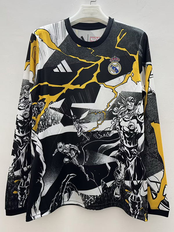 25-26 RMA White Black Joint Edition Long Sleeve Training (长袖)(漫威)