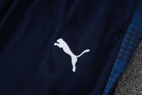 25-26 Marseille Lake blue Kids Half Pull Tracksuit #E25194(童装)(半拉链)