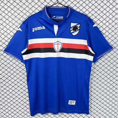 2015-2016 Sampdoria Home Retro Soccer Jersey