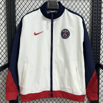 25-26 PSG White Windbreaker