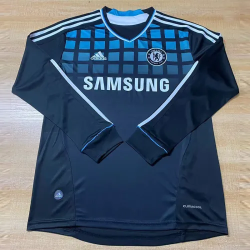 2011-2012 CHE Black Long Sleeve Retro Soccer Jersey