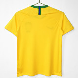 2018 Brazil Home Retro Soccer Jersey
