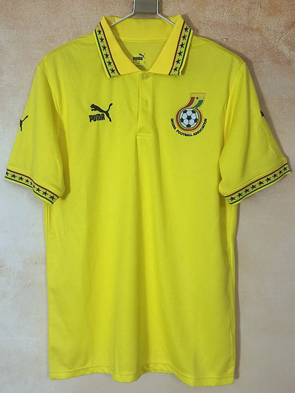 25-26 Ghana Yellow Polo Short Sleeve