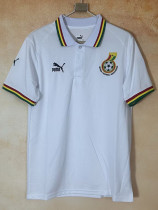 25-26 Ghana White Polo Short Sleeve