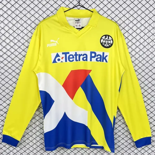 1993-1995 Frankfurt Away Long Sleeve Retro Soccer Jersey