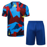 25-26 BAR Light blue Training Short Suit #D25253