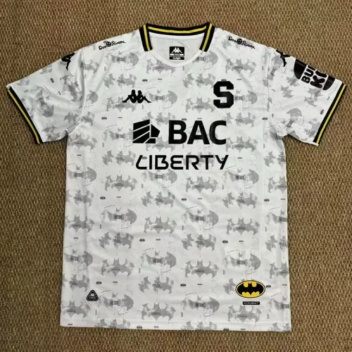25-26 Deportivo Saprissa Batman White Fans Soccer Jersey