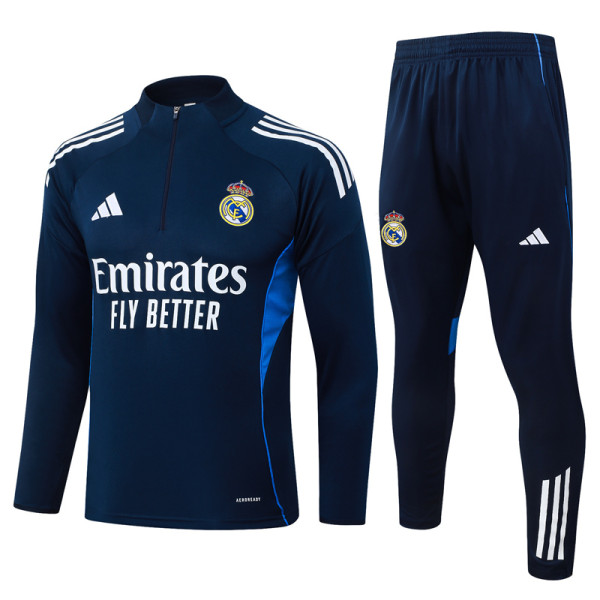 25-26 RMA Royal blue Half Pull Tracksuit #B25147(半拉链)