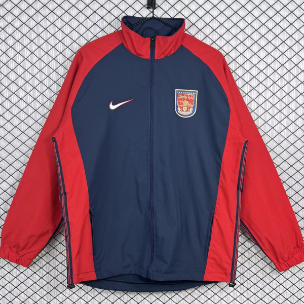 1998-1999 ARS Black red Retro Windbreaker