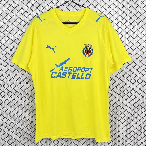 2008-2009 Villarreal Home Retro Soccer Jersey