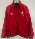 25-26 Man Utd Black & Red Double Sided Windbreaker (双面风衣)