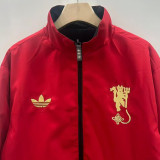 25-26 Man Utd Black & Red Double Sided Windbreaker (双面风衣)