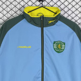 2002-2003 Sporting Lisbon Light blue Retro Windbreaker