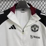 26-27 Man Utd Black White Windbreaker
