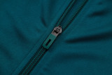 26-27 Saudi Arabia Dark green Jacket Tracksuit #A26004
