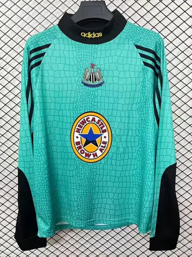 1997-1998 Newcastle Blue GoalKeeper Long Sleeve Retro Soccer Jersey