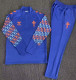 25-26 Celta Blue Half Pull Tracksuit (Pants Have Pocket)(半拉链)