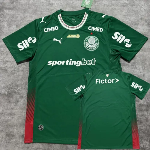 26-27 Palmeiras Home Print Sponsor Fans Soccer Jersey