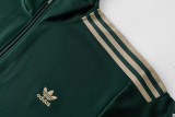 2026 AD Dark green Jacket Tracksuit #AJ24