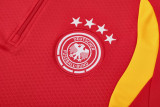26-27 Germany Red Half Pull Tracksuit (半拉链)