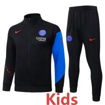 25-26 PSG Black Kids Jacket Tracksuit # E25227(童装)