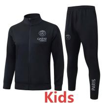 25-26 PSG Jordan Black Kids Jacket Tracksuit #E25228(童装)
