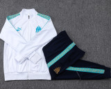 25-26 Marseille White Kids Jacket Tracksuit #E25233(童装)