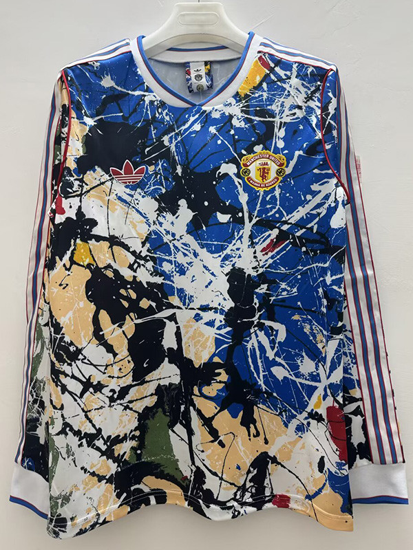 26-27 Man Utd Blue Joint Edition Long Sleeve Training shirts (长袖)