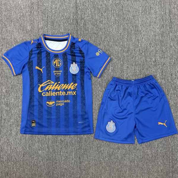 25-26 Chivas Guadalajara Third Kids Soccer Jersey
