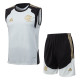 26-27 Flamengo White black Tank top and shorts suit #D26010