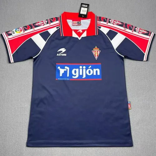 1999-2000 Gijon Away Retro Soccer Jersey