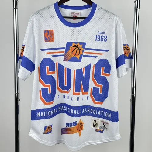 2026 SUNS White Retro High Quality Casual T-Shirt #MN