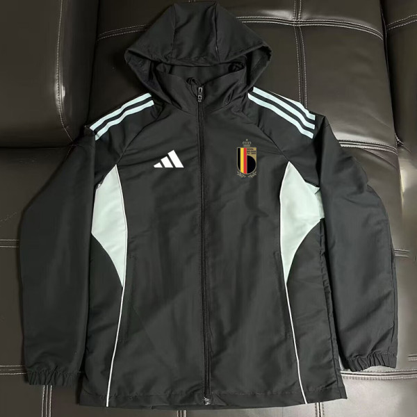 26-27 Belgium Black Windbreaker
