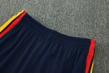 26-27 Spain Lake blue Half Pull Tracksuit (半拉链)