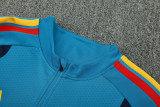 26-27 Spain Lake blue Half Pull Tracksuit (半拉链)