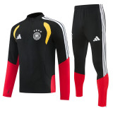 26-27 Germany Black Half Pull Tracksuit (半拉链)