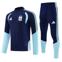 26-27 Argentina Royal blue Half Pull Tracksuit (半拉链)