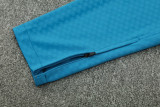 26-27 Spain Lake blue Half Pull Tracksuit (半拉链)