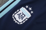 26-27 Argentina Royal blue Half Pull Tracksuit (半拉链)