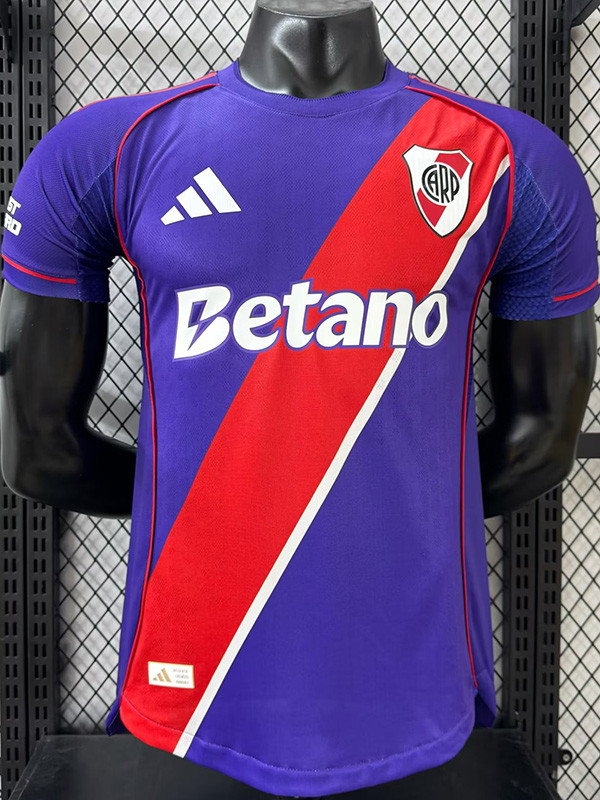 26-27 River Plate Third Player Version Soccer Jersey (双袖广告)