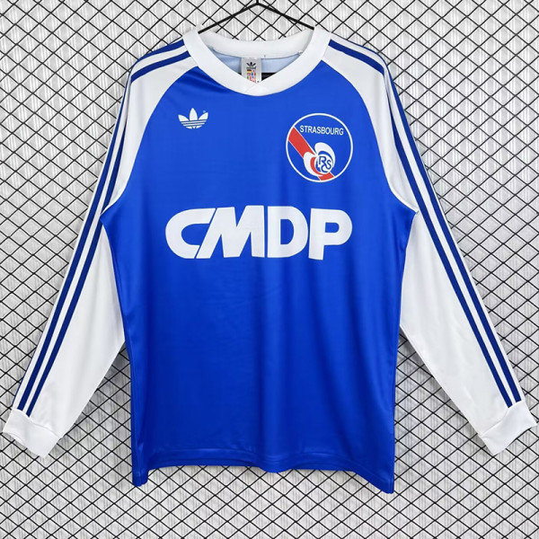 1978-1979 Strasbourg Home Long Sleeve Retro Soccer Jersey (长袖)