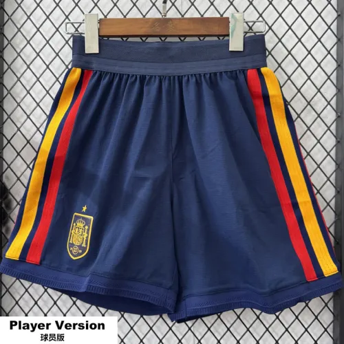 26-27 Spain Home Player Version Shorts Pants