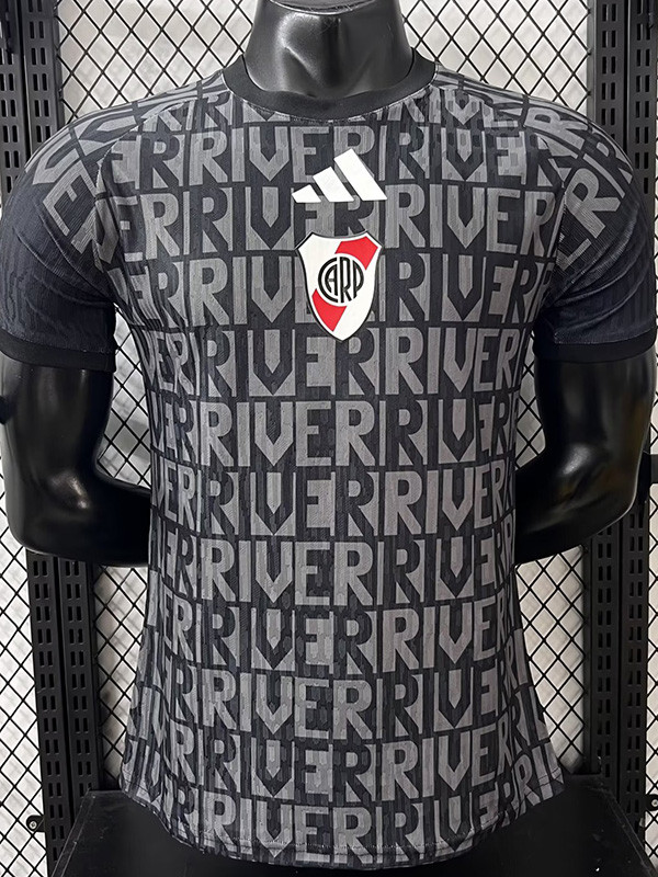 26-27 River Plate Black Player Version Training shirts